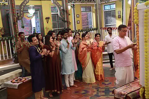 ठिपक्यांची रांगोळी : मालिकेत बाप्पाचं थाटात होणार आगमन