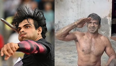 गुंगा पैलवानकडून नीरज चोप्राला बदाम खाण्यासाठी आमंत्रण, मुकबधिरांच्या सांकेतिक भाषेत बनवलेला व्हिडिओ व्हायरल