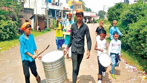 बेळगाव : ग्रामीण भागात गणेशोत्सवाची धूम