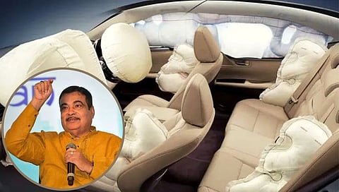 वाहनांमध्ये  6 एअरबॅग्ज लावणे सक्तीचे: नितीन गडकरी