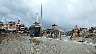 नाशिकमध्ये गोदावरीला पुन्हा पूर; विसर्ग 8000 क्यूसेकवर