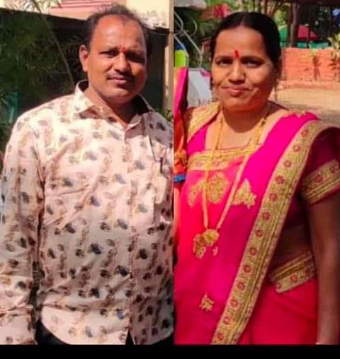 दुर्दैवी घटना: मुलीला भेटण्यासाठी आई वडील निघाले, पण भेट झालीच नाही; टँकरखाली आल्याने पती-पत्नी जागीच ठार