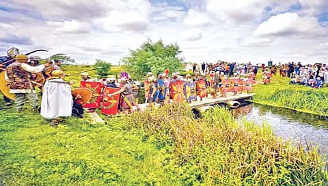 …आणि पंधराशे वर्षांपूर्वीचे रोमन युग अवतरले!