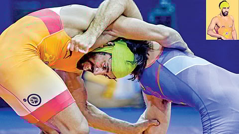World Wrestling Championship : डोके फुटले तरीही कांस्यपदक जिंकले