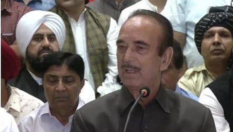 गुलाम नबी आजाद यांच्या पक्षाचं नाव ठरलं