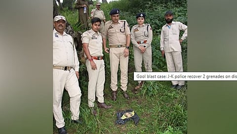 J&K : इंड गुल बॉम्बस्फोट प्रकरण : सुरक्षा दलावर वापरण्यासाठी लपवलेले ग्रेनेड जप्त