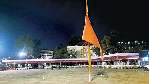 कोल्हापूर : सीमोल्लंघनसाठी दसरा चौक सज्ज