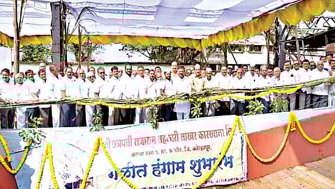 छ. राजाराम साखर कारखान्याचे पाच लाख टन गाळपाचे उद्दिष्ट : महादेवराव महाडिक