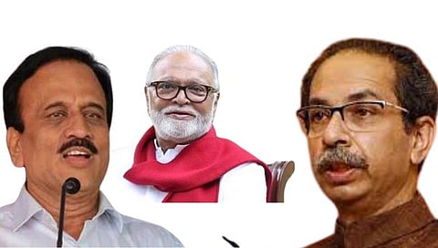 गिरीश महाजन, छगन भुजबळ, उद्धव ठाकरे,www.pudhari.news