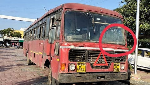 बीड: बसवर दगड मारून मद्यधुंद व्यक्तीची चालकाला जीवे मारण्याची धमकी