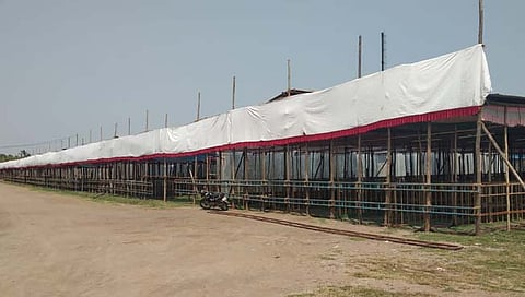 पंढरपूर : कार्तिकी यात्रेनिमित्त दर्शन रांगेसाठी १० शेडची उभारणी; वॉटरप्रूफ दर्शन रांग