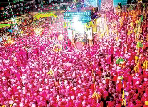 राशीन पालखी सोहळा… अलोट जनसागराच्या साक्षीने दिमाखात पार पडला पडला