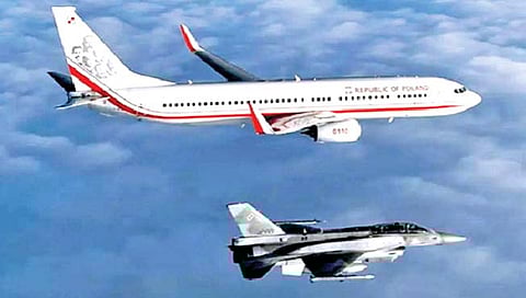 पोलंड फुटबॉल संघाच्या संरक्षणासाठी ‘एफ-16’ लढाऊ विमान तैनात