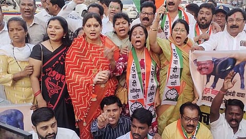 नागपूर : मंत्री अब्दुल सत्तारांविरोधात राष्ट्रवादी आक्रमक