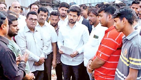 इंदिरानगरातील जळीतग्रस्तांसाठी तात्पुरत्या निवार्‍याची व्यवस्था करू : आ. ऋतुराज पाटील