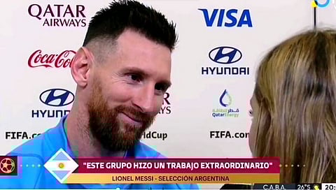 Lionel Messi Interview : वर्ल्ड कप उंचावताना तुला डोळे भरून पाहयचंय! महिला पत्रकार भावूक (Video)