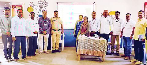 नगर तालुका : निंबळक शाळेत आपत्ती व्यवस्थापन; राज्यसरकारकडून लवकरच मॉकड्रिल प्रात्यक्षिक घेणार