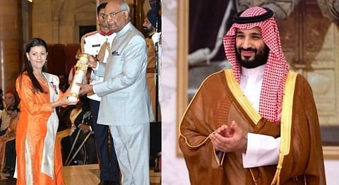 Saudi Arab Nouf Marwaai : प्रिंस सलमान यांच्या आदेशानुसार नौफ मारवाई यांचा अरब देशात योगाचा प्रसार