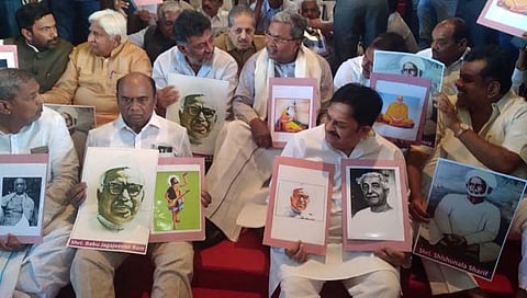 बेळगावात हिवाळी अधिवेशनाला प्रारंभ; सभागृहात स्वा. सावरकर यांचा फोटो लावण्यावरून वाद