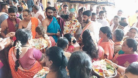 कोल्हापूर : नृसिंहवाडी येथे श्री कृष्णावेणी मातेच्या उत्सवास प्रारंभ