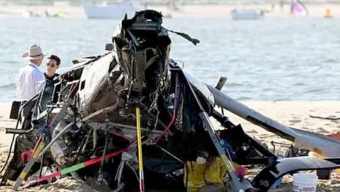 Australia helicopter collision : अपघाताचा थरार! दोन हेलिकॉप्टरची हवेतच धडक, ४ ठार (व्हिडिओ)
