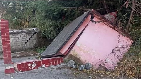 Uttarakhand Joshimath : आई भगवतीचे मंदिर कोसळले, लोकांमध्ये दहशत