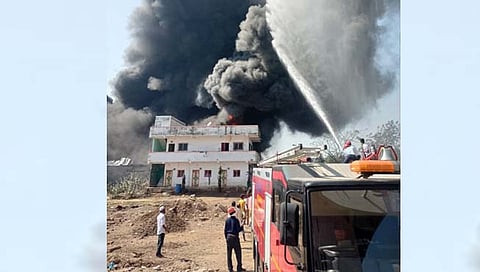 औरंगाबाद : प्लास्टिक कंपनीला भीषण आग