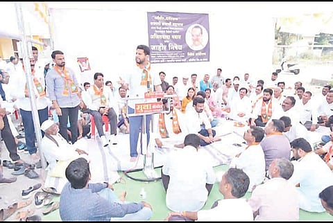 नगर  आघाडी सरकारचे पाप झाकण्यासाठी जावईशोध