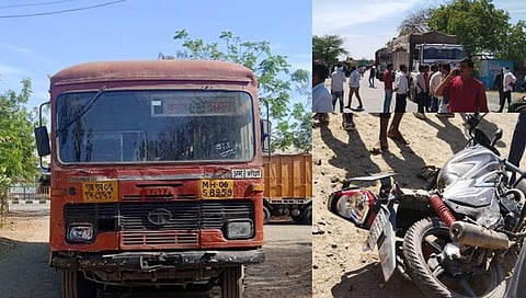 अमरावती : भरधाव एसटीची दुचाकीस धडक, ५ वर्षीय बालक ठार तर आईवडील गंभीर जखमी