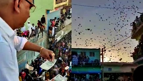 Gujarat : पुतण्याच्या लग्नात माजी सरपंचाचा पैशांचा पाऊस