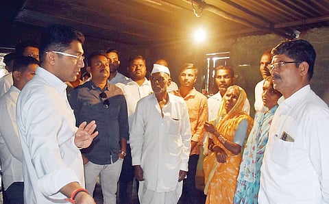 नगर : शॉर्टसर्किटमुळे घराला आग; आ. संग्राम जगताप यांच्याकडून पाचारणे