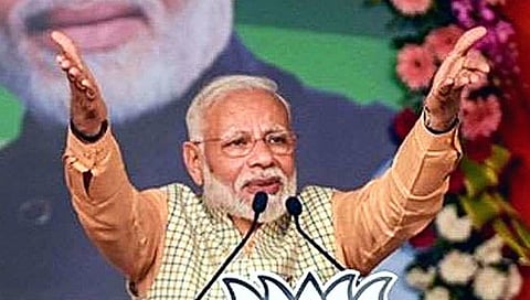 काँग्रेस माझी कबर खोदण्यात व्यस्त, मी सर्वसामान्‍यांच्‍या कार्यात व्‍यस्‍त : पंतप्रधान मोदींचा हल्‍लाबोल