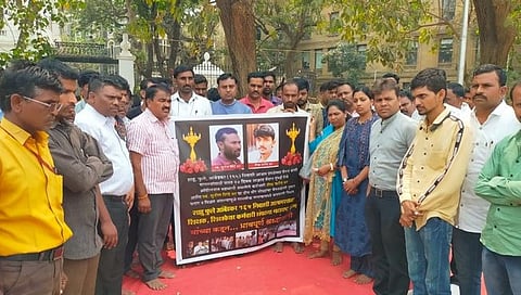 मुंबई : आंदोलनातून घरी परतताना दोन शिक्षकांचा मृत्यू