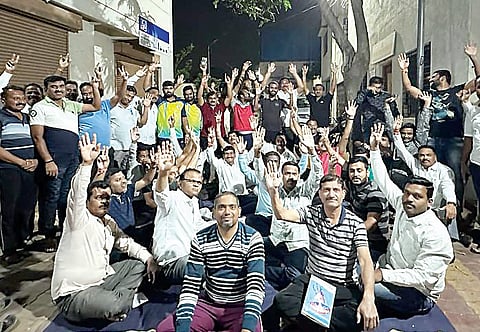 शेवाळेवाडीकरांनी वाचला समस्यांचा पाढा; सुविधा उपलब्ध होत नसल्याने नाराजी