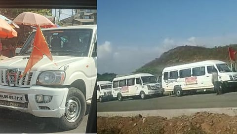 रायगड, पुणे जिल्ह्यातील शिंदे गटाचे कार्यकर्ते खेड सभेला रवाना