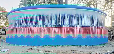 तळेगावातील चौकांचे होणारे सुशोभिकरण