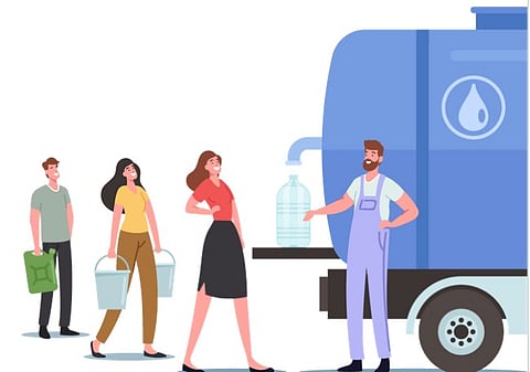 पिंपरी शहरात पाणीसमस्या गंभीर; अनेक सोसायट्यांत टँकरने पाणीपुरवठा