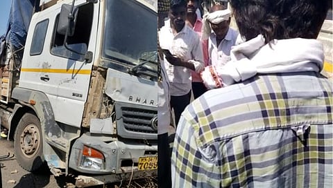 नांदेड : मालवाहू ट्रक-ऑटोचा भीषण अपघात; ४ ठार, ७ गंभीर जखमी