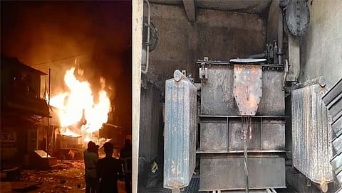मुंबई: वडाळ्यात विद्युत ट्रान्सफार्मर जळून खाक, टपरीसह तीन घरांचे नुकसान 