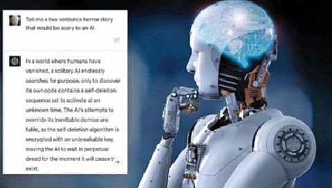 ‘एआय’साठी दोन ओळींची ‘ही’ भयकथा!