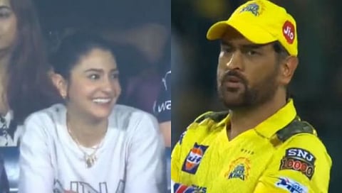 MS Dhoni Anushka Sharma : बंगळूरच्या मैदानावर ‘धोनी-धोनी’चा जयघोष; अनुष्का शर्मा म्हणाली हे तर प्रेम…