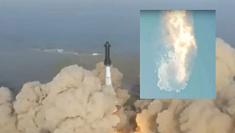 SpaceX Starship Mission Failed : एलॉन मस्क यांच्या स्वप्नांचा चुराडा; स्पेसएक्स स्टारशीप रॉकेटचा स्फोट