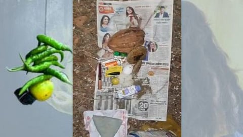 सांगली : अपघातातून लवकर बरे व्हावे म्हणून चक्क रस्त्यावर बोकडाचा बळी! विट्यातील धक्कादायक प्रकार