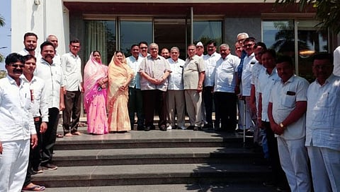 शिरपूर बाजार समिती सभापतीपदी के. डी. पाटील तर उपसभापती लक्ष्मीकांत पाटील