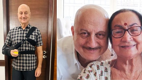 Anupam Kher injury : अनुपम खेर शूटिंगदरम्यान जखमी