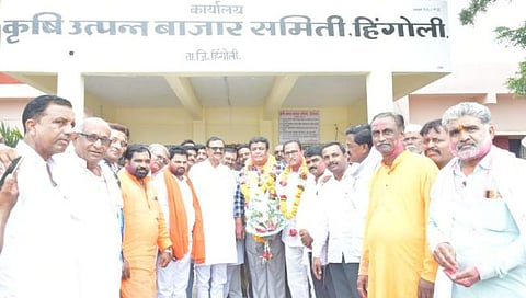 हिंगोली बाजार समिती सभापतिपदी राजेश पाटील गोरेगावकर, तर उपसभापती अशोक सिरामे