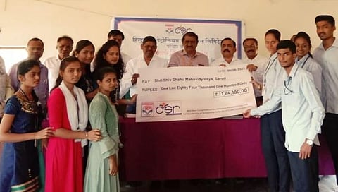 ‘शिव-शाहू’च्या विद्यार्थ्यांना हिंदुस्तान पेट्रोलियमची १.८४ लाखांची शिष्यवृत्ती