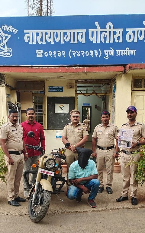 पिस्तूल बाळगणाऱ्या तरुणास नारायणगाव पोलिसांकडून अटक