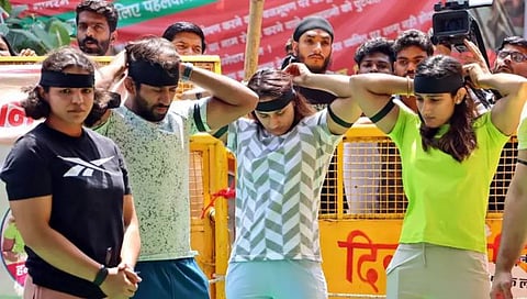 नार्को टेस्टला सामोरे जाण्यास कुस्तीपटू तयार, बृजभूषण यांचे आव्हान स्वीकारले