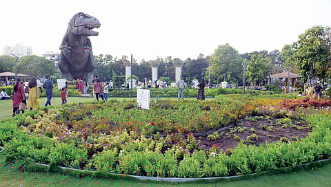 पिंपरी : रखरखत्या उन्हात नागरिकांना गार्डनची भुरळ